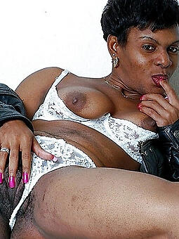 black mature woman stripping