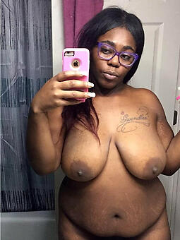 nude black female selfies