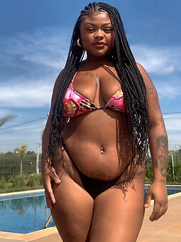 perfect real hot ebony bikini